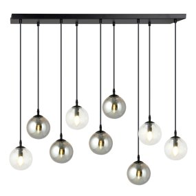 Cosmo 102cm Multicolore suspension De Emibig Lighting - Les d&ocirc;mes en verre tendance conf&egrave;rent &agrave; la pi&egrave;ce une excellente lumi&egrave;re et contribuent en m&ecirc;me temps &agrave; une expression &eacute;l&eacute;gante.