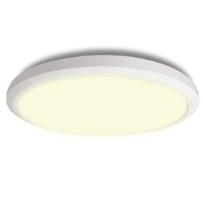 Ultra Ø30 Blanc lampe de salle de bain De Halo Design - Le plafonnier Ultra avec variateur &agrave; 3 niveaux est la combinaison parfaite du minimalisme moderne et de la fonctionnalit&eacute; flexible.