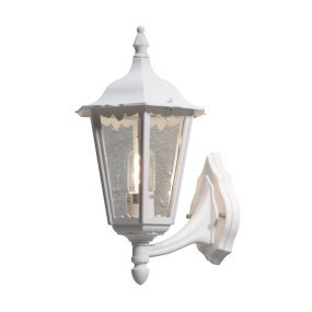 Firenze Blanc lampe d’extérieur De Konstsmide - Le design élégant et la lumière chaleureuse de la lampe créent une atmosphère accueillante, parfaite pour les entrées et les patios.