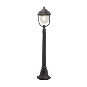 Parma 118cm Noir bornes De Konstsmide - Le design classique ajoute une atmosphère élégante au jardin ou à l'allée et le matériau robuste le rend durable pour une utilisation en extérieur.