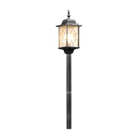 Milano 115cm Noir bornes De Konstsmide - La borne lumineuse Milano est une élégante lanterne en aluminium noir.