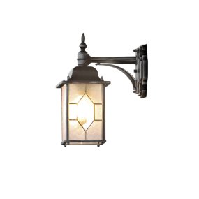 Milano Noir lampe d’extérieur De Konstsmide - Embellissez votre façade avec cette applique murale élégante et classique, parfaite pour créer une atmosphère accueillante et sophistiquée.