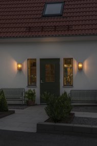 Carpi Laiton De Konstsmide - Il est fait de matériaux durables, peut résister à des conditions météorologiques difficiles et constitue une solution d'éclairage à la fois esthétique et fonctionnelle pour votre maison.