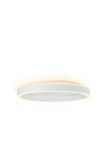 Backlight String Ø40 Blanc plafonnier De Halo Design - Le cadre en métal blanc avec un parement haut; D'une hauteur d'environ 6 cm, il s'intègre parfaitement dans son environnement.