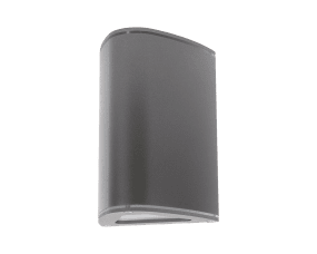 Trius II Gris lampe d’extérieur De Westal - Equipé d'une soupape d'égalisation de pression pour éviter la condensation dans le raccord.