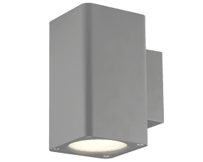 Lot Reko II Gris lampe d’extérieur De Westal - Lot Reko II est une série de luminaires en aluminium moulé sous pression avec un revêtement en poudre résistant à la corrosion.