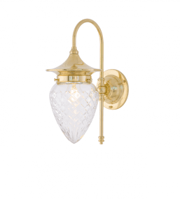 Fryxell IP21 Laiton De Karlskrona lampfabrik - F&ouml;r att g&aring; in med kuloledning kompletteras med en distansplatta.