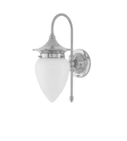 Fryxell IP21 Nickel De Karlskrona lampfabrik - F&ouml;r att g&aring; in med kuloledning kompletteras med en distansplatta.