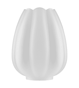 Tulip Glass Shade 70 Blanc mat De Karlskrona lampfabrik - Les formes avec des surfaces &agrave; motifs sont nettement plus co&ucirc;teuses &agrave; concevoir et &agrave; fabriquer que les abat-jour &agrave; sym&eacute;trie de rotation conventionnels.