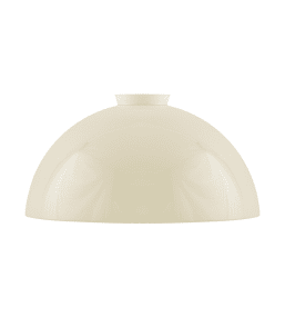 Dome Glass Shade 60/235 Blanc cassé De Karlskrona lampfabrik - 