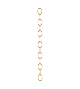 Oval Chain 1m Laiton De Karlskrona lampfabrik - 