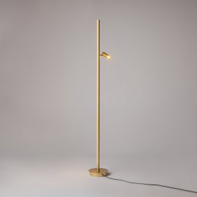 Thin Laiton lampadaire De Maytoni - Il est dot&eacute; d'un projecteur mobile avec une lumi&egrave;re vive, parfait comme lampe de lecture, et d'un variateur tactile pour un contr&ocirc;le facile de la lumi&egrave;re.
