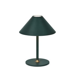 Hygge 20cm Vert portable De Halo Design - Il est classé IP54, ce qui le rend adapté à une utilisation en intérieur et en extérieur (bien qu'il doive être stocké et chargé à l'intérieur).