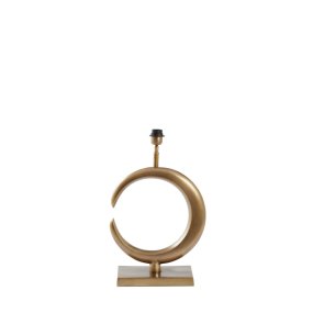 Lune 50cm Bronze pied de lampe De Light & Living - 