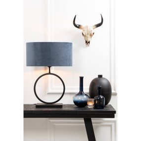 Liva 43cm Noir pied de lampe De Light & Living - 