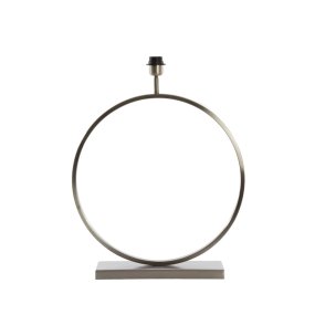 Liva 62cm Argent pied de lampe De Light & Living - Son design rond et raffiné lui confère une allure sophistiquée et intemporelle, créant une ambiance luxueuse dans votre intérieur.