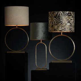 Liva 62cm Or pied de lampe De Light & Living - Son design rond et raffiné lui confère une allure sophistiquée et intemporelle, créant une ambiance luxueuse dans votre intérieur.