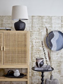 Matheo 43cm Noir De Bloomingville - La lampe de table Matheo de Bloomingville est &agrave; la fois une source lumineuse et un &eacute;l&eacute;ment d&eacute;coratif.