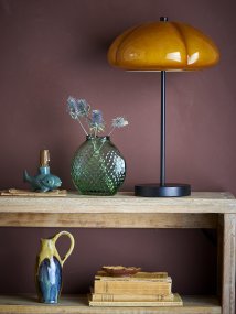 Kinoko 47cm Jaune foncé De Bloomingville - Id&eacute;ale pour sublimer votre bureau, votre table d'appoint ou votre table de chevet, Kinoko est &agrave; la fois une source de lumi&egrave;re fonctionnelle et une touche d'&eacute;l&eacute;gance dans votre int&eacute;rieur.