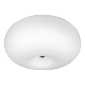 Optica Ø37 Blanc plafonnier De Eglo - Ajoutez une touche de style et de simplicité à votre maison avec notre élégant plafonnier.