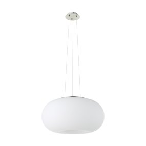 Optica Ø37 Blanc suspension De Eglo - La suspension Optica est un plafonnier moderne et &eacute;l&eacute;gant qui diffuse une lumi&egrave;re douce et agr&eacute;able dans toute la pi&egrave;ce.