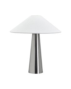 Soffi 48cm Argent lampe de table De House Doctor - La lampe est fournie avec un c&acirc;ble de 2,5 m, un interrupteur et une prise.