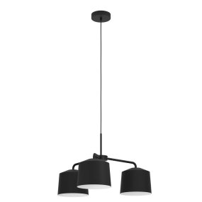 Caguanes Ø66 Noir De Eglo - Il fournit une lumière douce et agréable qui crée une atmosphère chaleureuse dans la pièce et est donc idéal pour être placé au-dessus de la table à manger ou dans le salon.