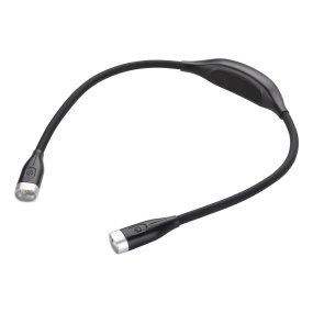 Yamenzi Noir portable De Eglo - Yamenzi est une lampe LED intelligente et flexible qui se porte confortablement autour du cou et offre un éclairage directionnel mains libres.