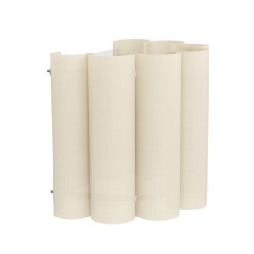 Collegrilli 17cm Beige applique murale De Eglo - Sa teinte beige clair confère à la lampe une ambiance chaleureuse et accueillante, tandis que la lumière est diffusée en douceur à travers le tissu.