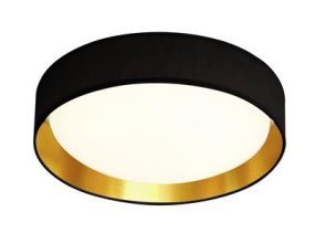 Gianna Ø37 Noir plafonnier De Searchlight - Gianna diffuse une lumière puissante et homogène qui crée une atmosphère élégante dans n'importe quelle pièce, que ce soit le salon, la chambre ou le couloir.