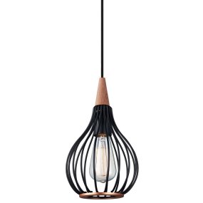 Drops Ø17 Noir De Halo Design - Il est recommandé d'en placer plusieurs en rangée au-dessus de la table à manger ou dans la cuisine.
