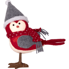 Joylight Oiseau ROUGE De Star Trading - Facile &agrave; placer partout o&ugrave; un peu de joie de No&euml;l suppl&eacute;mentaire est n&eacute;cessaire.