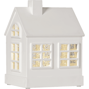 Vinter 15cm Blanc De Star Trading - Placez-la sur une table ou une &eacute;tag&egrave;re pour une ambiance chaleureuse de l'Avent et de No&euml;l.