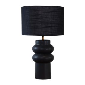 Anelli 56cm Noir De Nordic Lighting - Elle est fournie avec un c&acirc;ble en plastique noir de 1,8 m et un interrupteur avec prise.