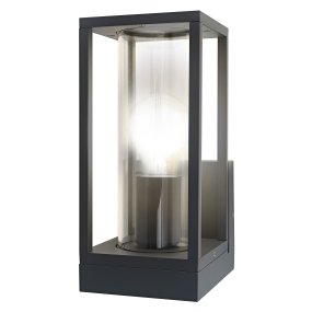 Frame Gris foncé lampe d’extérieur De Ledvance - Fabriquée en aluminium et en verre de haute qualité, cette lampe offre un beau flux lumineux tout en étant protégée des intempéries et du vent avec un indice de protection IP44.