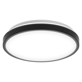 LED Bath Ø30 Noir lampe de salle de bain De Ledvance - F&auml;rgtemperaturen g&aring;r att justera mellan 3000K varmvitt ljus och 4000K kallvitt ljus genom att trycka snabbt tv&aring; g&aring;nger p&aring; din v&auml;ggstr&ouml;mbrytare.