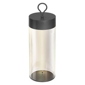 Decor Filament 32cm Gris foncé portable De Ledvance - La lampe dispose d'un interrupteur tactile avec un variateur intégré à 3 niveaux.