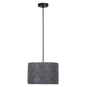 Felt Weaving Ø28 Gris foncé suspension De Ledvance - Dekorativ pendel med sk&auml;rm gjord av fl&auml;tad filt vilket ger en fin och varm ljusspridning i rummet.