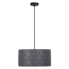 Felt Weaving Ø38 Gris foncé suspension De Ledvance - Dekorativ pendel med sk&auml;rm gjord av fl&auml;tad filt vilket ger en fin och varm ljusspridning i rummet.
