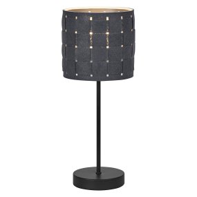 Felt Weaving 40cm Gris foncé lampe de table De Ledvance - Dekorativ bordslampa med sk&auml;rm gjord av fl&auml;tad filt vilket ger en fin och varm ljusspridning i rummet.