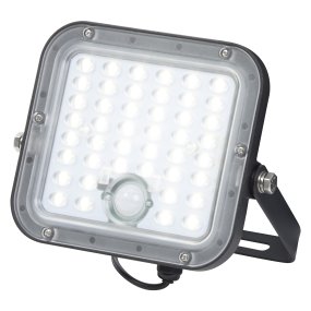 Flood Sensor 10W Noir lampe solaire De Ledvance - Le capteur de mouvement PIR int&eacute;gr&eacute; et le capteur de lumi&egrave;re du jour allument automatiquement la lampe lorsqu'un mouvement est d&eacute;tect&eacute; dans l'obscurit&eacute;, garantissant ainsi s&eacute;curit&eacute; et efficacit&eacute; &eacute;nerg&eacute;tique.