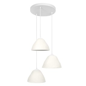 Camel Bell Ø43 Blanc suspension De Osram - Les abat-jour d&eacute;coratifs en papier assurent une belle diffusion de la lumi&egrave;re vers le bas.