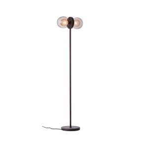 Discus Noir lampadaire De CO Bankeryd - Le lampadaire Discus a un design féminin qui prend le dessus et définit le style de votre maison.