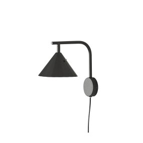 Rain 25cm Anthracite applique murale De CO Bankeryd - L'applique murale Rain est parfaite dans le salon à côté d'un canapé ou d'un fauteuil, ainsi que dans le couloir ou au-dessus d'un buffet, où elle donne à la pièce un look moderne.