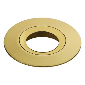 D-007 Bague décorative Or De Designlight - Le panneau avant de vos spots encastr&eacute;s orientables s&eacute;rie D-007 se d&eacute;visse et se remplace facilement.