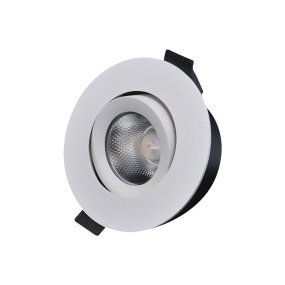 D-007 Downlight 4000K Blanc De Designlight - Le driver et la bo&icirc;te de jonction (inclus) sont con&ccedil;us pour une utilisation avec des &eacute;crans plats de 28 mm et des dalles de plafond de 12 &agrave; 13 mm d'&eacute;paisseur.