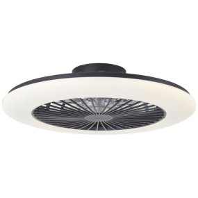 Salerno Ø58 Noir De Brilliant - Son design noir et blanc raffin&eacute; s'int&egrave;gre parfaitement aux int&eacute;rieurs contemporains et trouve sa place aussi bien dans le salon, la chambre ou le bureau.