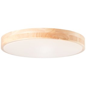 Slimline Ø50 Bois plafonnier De Brilliant - Avec son design simple et naturel, il est parfait pour ceux qui apprécient l'esthétique minimaliste tout en recherchant des touches de chaleur et de nature.