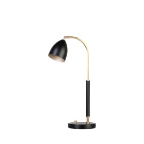 Deluxe 50cm Noir lampe de bureau De Belid - Livr&eacute;e avec un c&acirc;ble de 2 m et une prise.