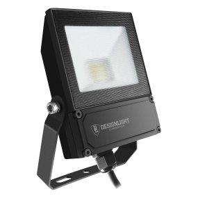 Elly projecteur 10W Noir De Designlight - Gr&acirc;ce &agrave; son indice de protection IP65, il est &eacute;tanche &agrave; la poussi&egrave;re et prot&eacute;g&eacute; contre les fortes pluies, ce qui le rend id&eacute;al pour les fa&ccedil;ades, les entr&eacute;es, les all&eacute;es et autres zones expos&eacute;es.